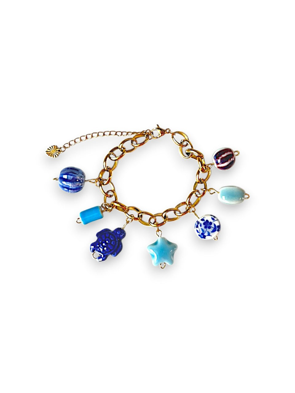 Blue Bangle Bracelet