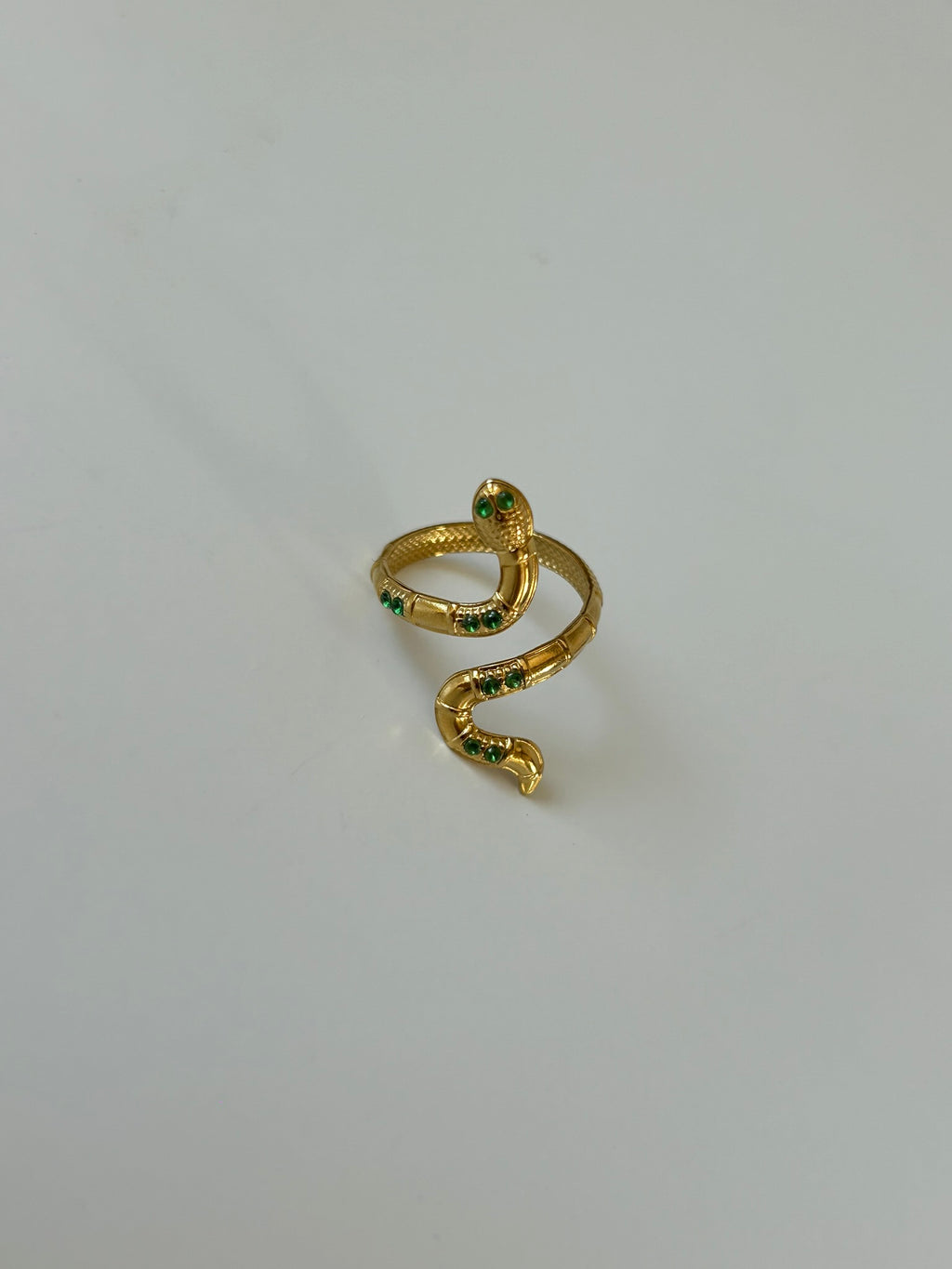 Green Snake Ring
