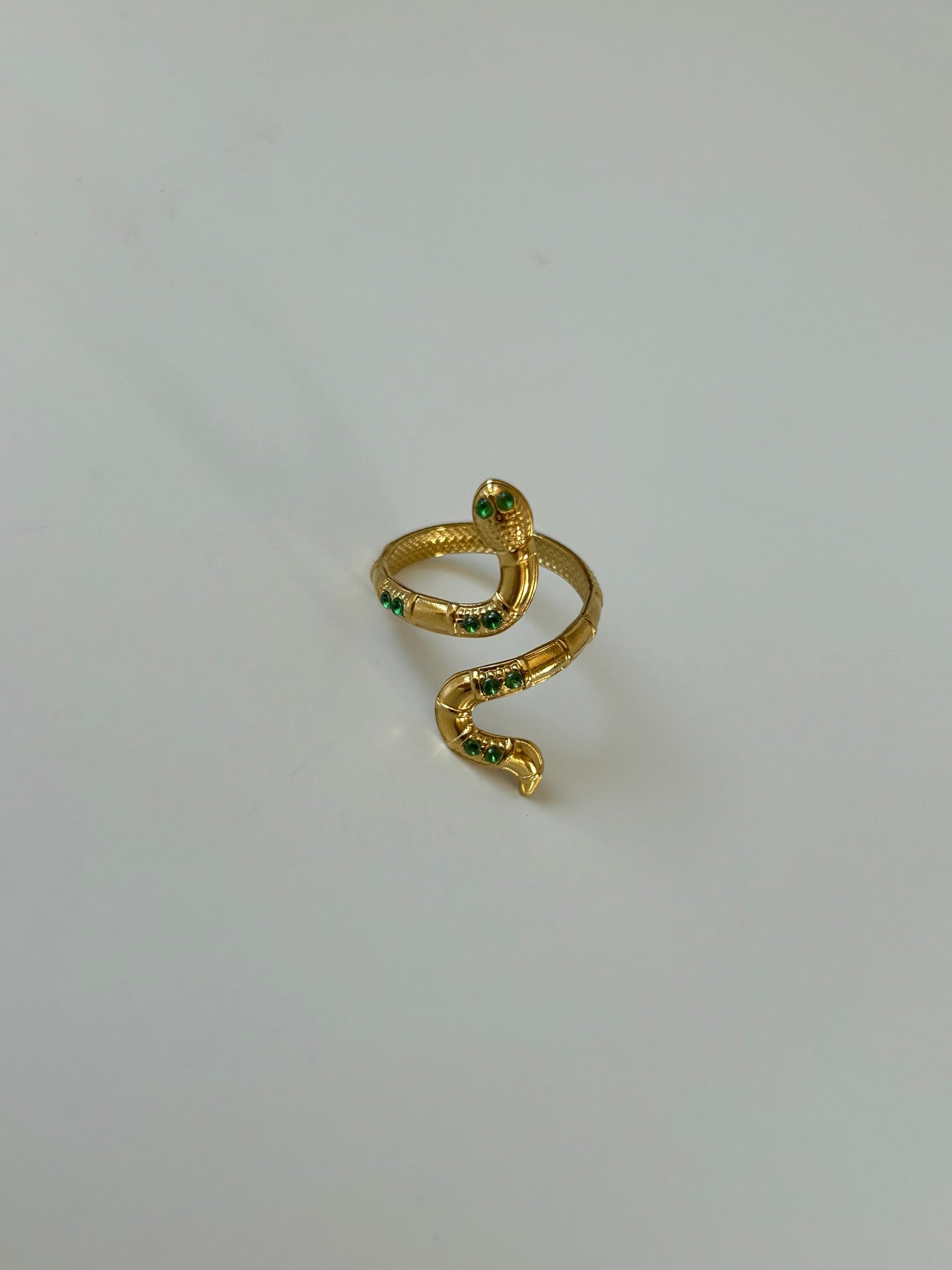 Green Snake Ring