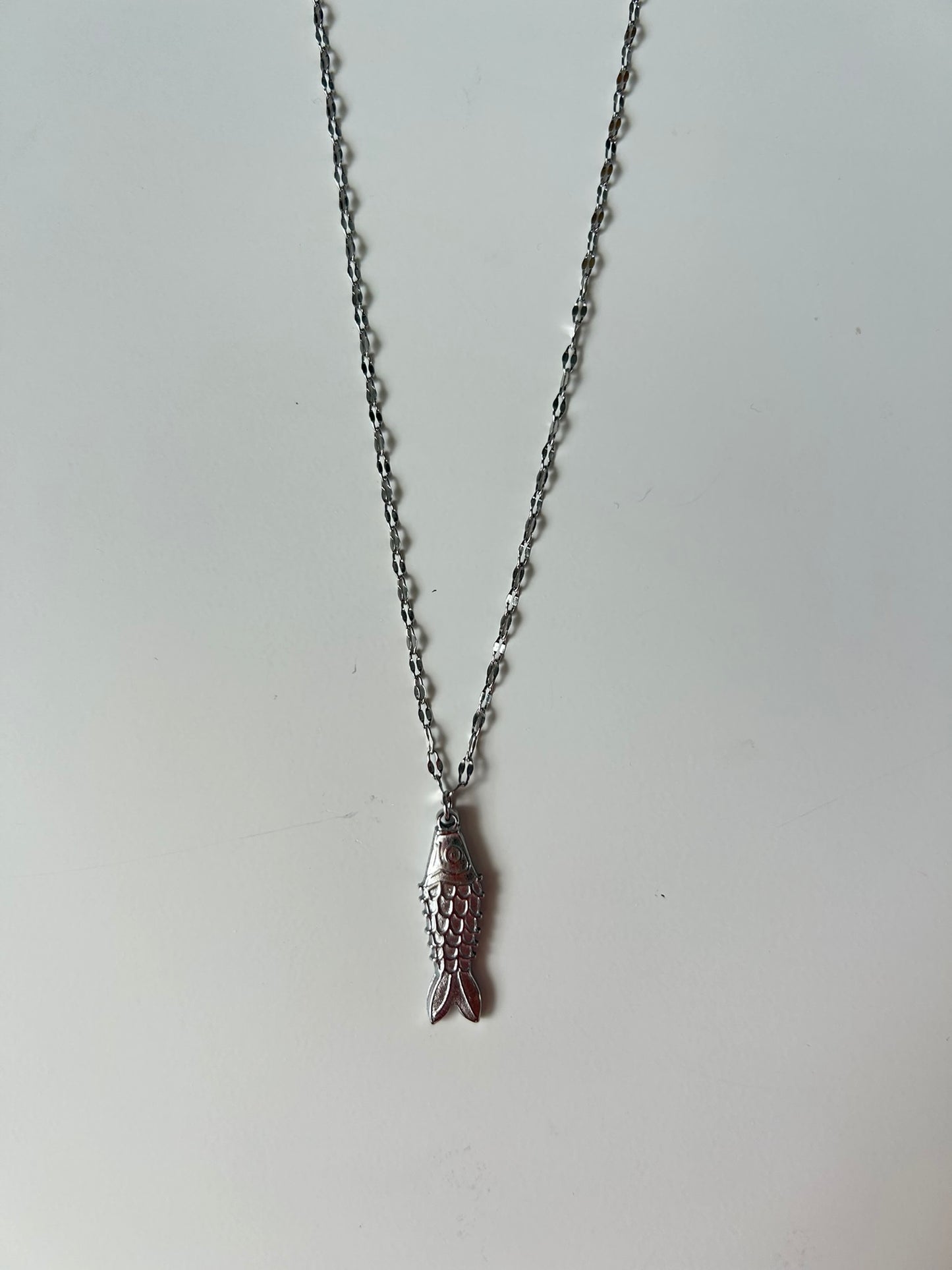 Fishie Silver Necklace