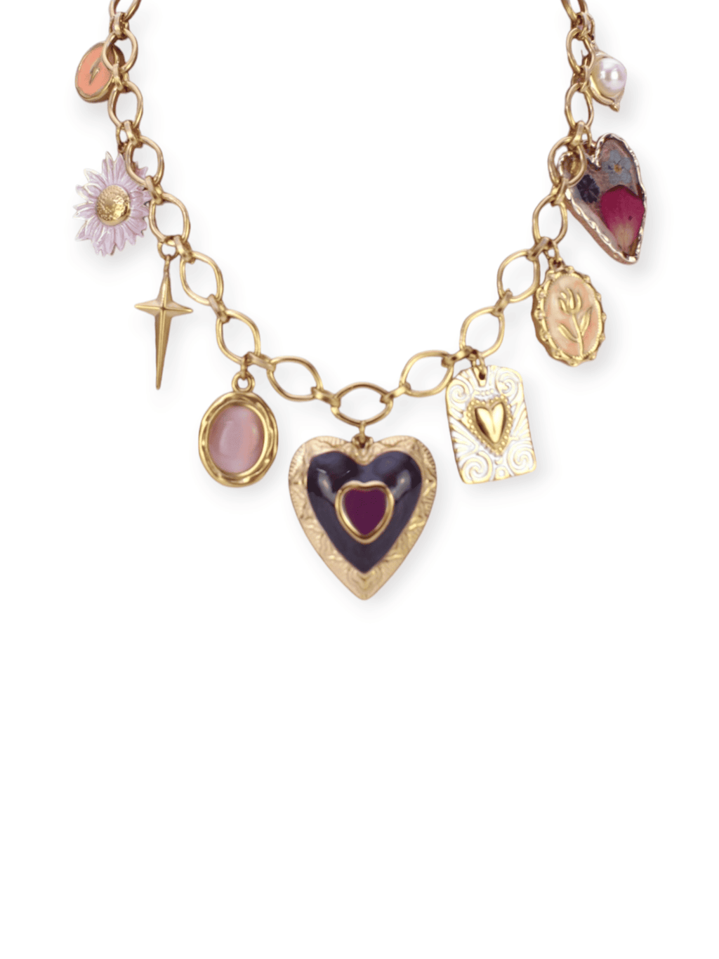 Peach Necklace
