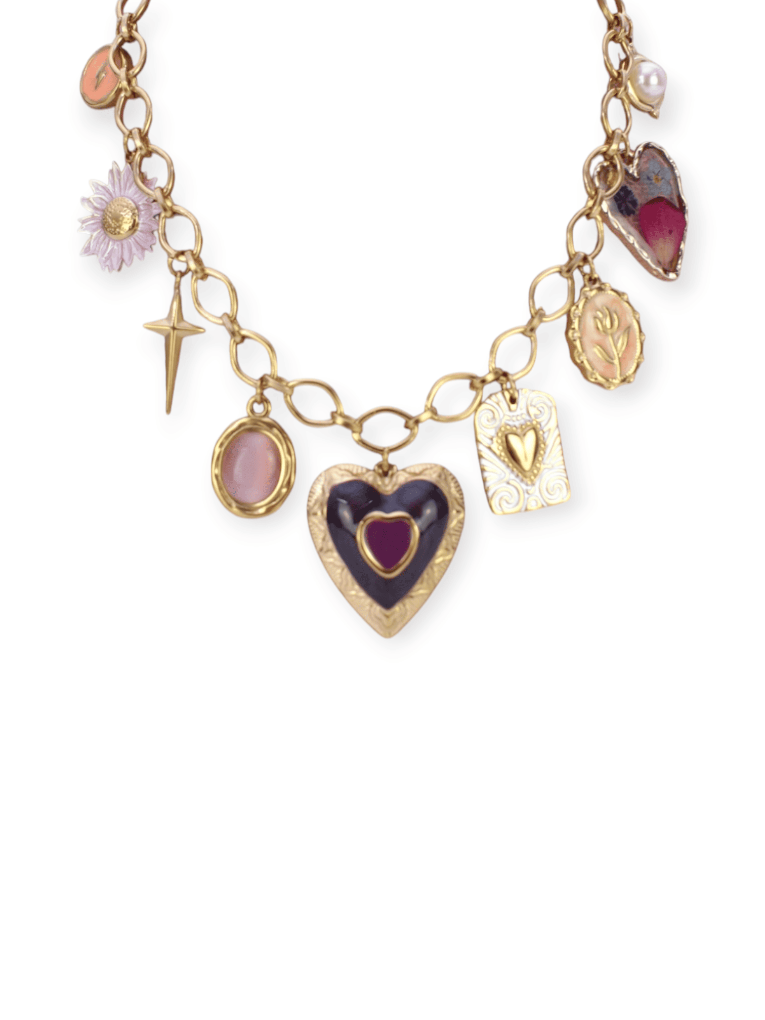 Peach Necklace